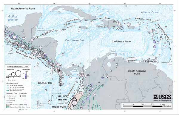 Map of Tectonic Summary Region